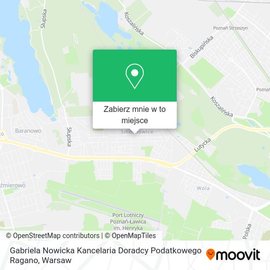 Mapa Gabriela Nowicka Kancelaria Doradcy Podatkowego Ragano