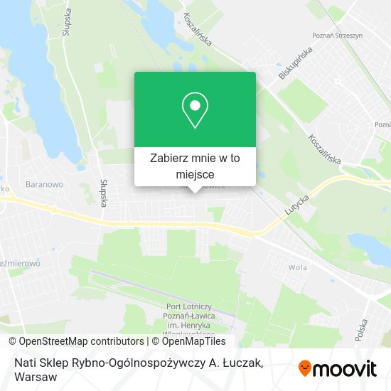 Mapa Nati Sklep Rybno-Ogólnospożywczy A. Łuczak