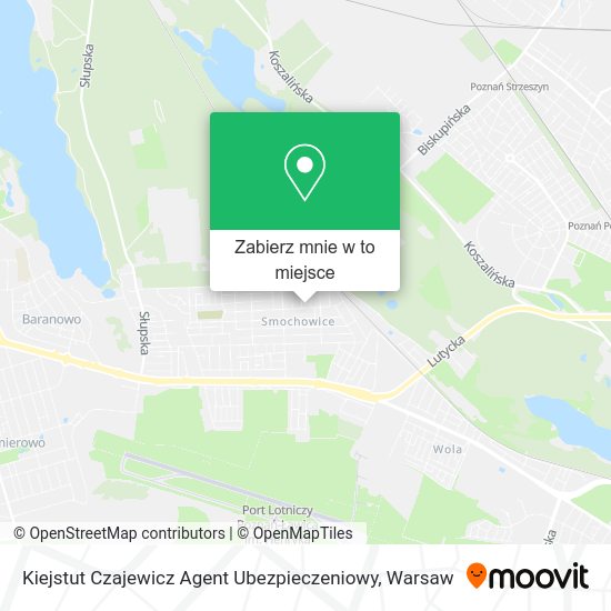 Mapa Kiejstut Czajewicz Agent Ubezpieczeniowy