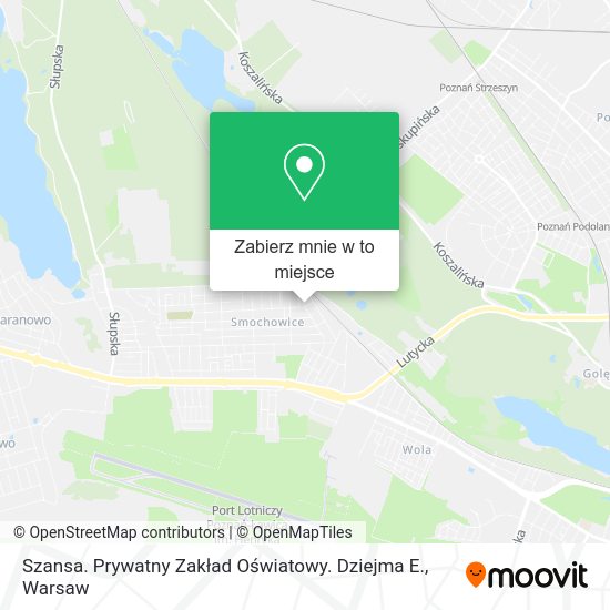 Mapa Szansa. Prywatny Zakład Oświatowy. Dziejma E.