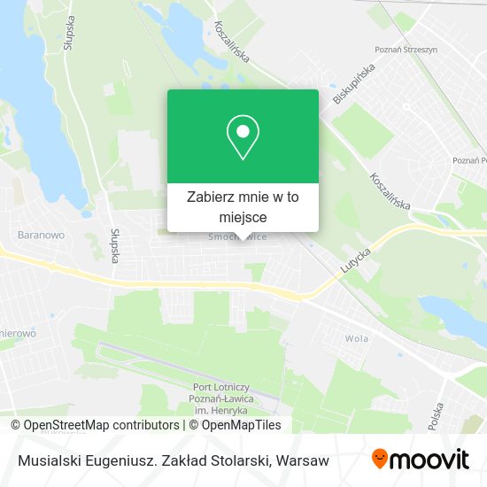 Mapa Musialski Eugeniusz. Zakład Stolarski