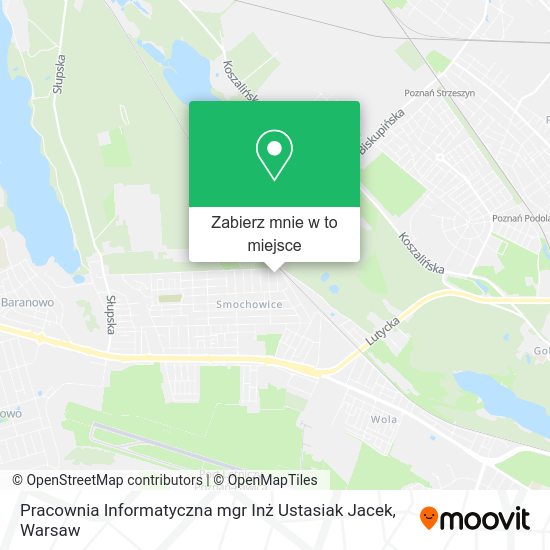 Mapa Pracownia Informatyczna mgr Inż Ustasiak Jacek