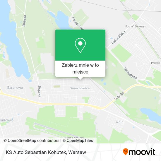 Mapa KS Auto Sebastian Kohutek