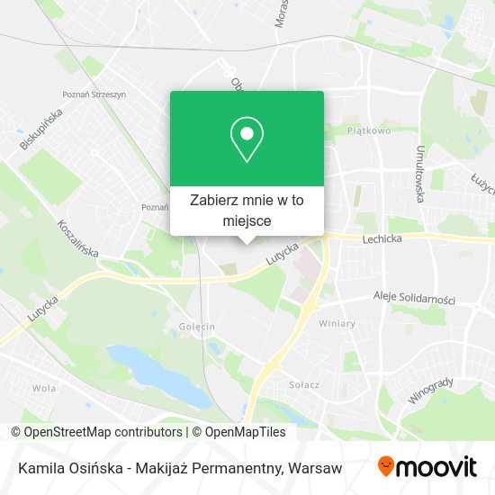 Mapa Kamila Osińska - Makijaż Permanentny