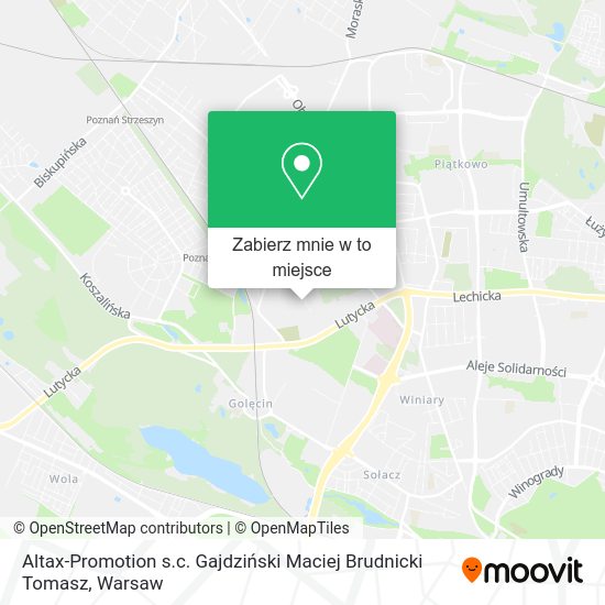 Mapa Altax-Promotion s.c. Gajdziński Maciej Brudnicki Tomasz