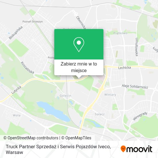 Mapa Truck Partner Sprzedaż i Serwis Pojazdów Iveco