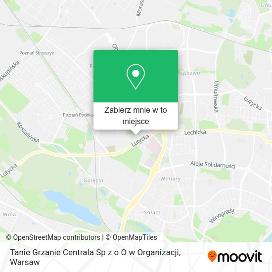 Mapa Tanie Grzanie Centrala Sp z o O w Organizacji