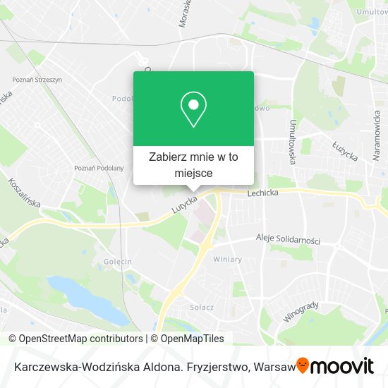 Mapa Karczewska-Wodzińska Aldona. Fryzjerstwo