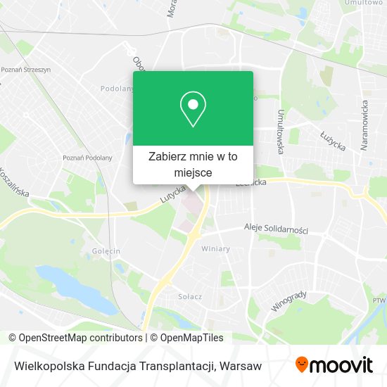 Mapa Wielkopolska Fundacja Transplantacji