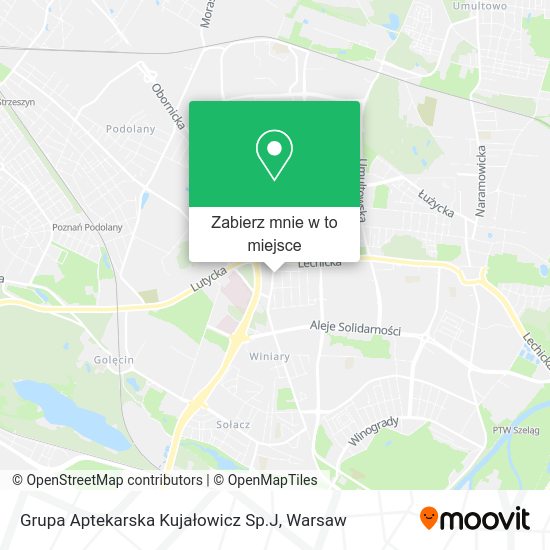 Mapa Grupa Aptekarska Kujałowicz Sp.J