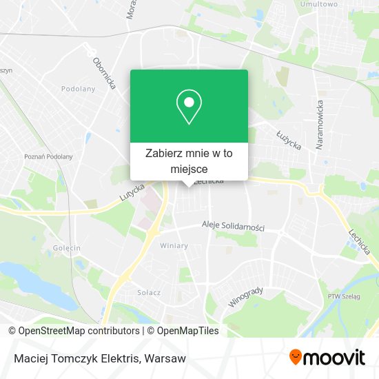 Mapa Maciej Tomczyk Elektris