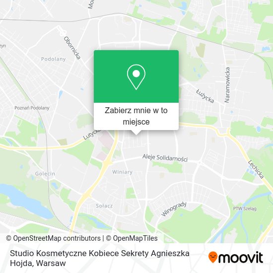 Mapa Studio Kosmetyczne Kobiece Sekrety Agnieszka Hojda