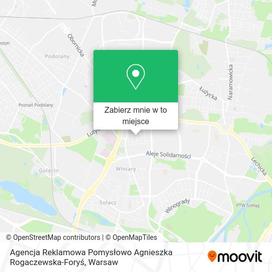 Mapa Agencja Reklamowa Pomysłowo Agnieszka Rogaczewska-Foryś