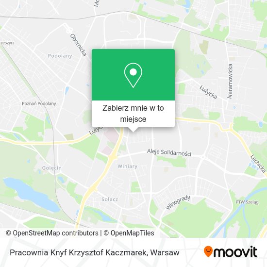 Mapa Pracownia Knyf Krzysztof Kaczmarek