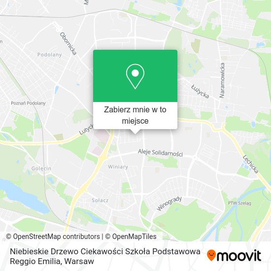 Mapa Niebieskie Drzewo Ciekawości Szkoła Podstawowa Reggio Emilia