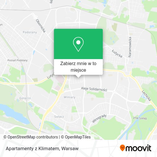 Mapa Apartamenty z Klimatem