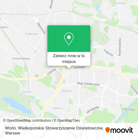 Mapa Wisto. Wielkopolskie Stowarzyszenie Oświatowców