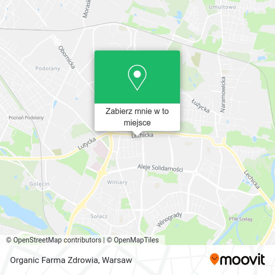 Mapa Organic Farma Zdrowia