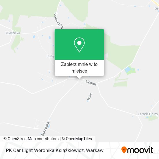 Mapa PK Car Light Weronika Książkiewicz