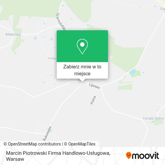 Mapa Marcin Piotrowski Firma Handlowo-Usługowa