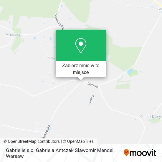 Mapa Gabrielle s.c. Gabriela Antczak Sławomir Mendel