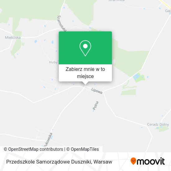 Mapa Przedszkole Samorządowe Duszniki