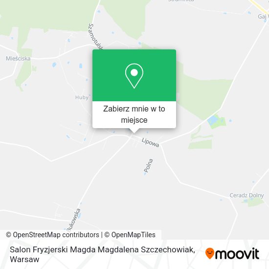 Mapa Salon Fryzjerski Magda Magdalena Szczechowiak