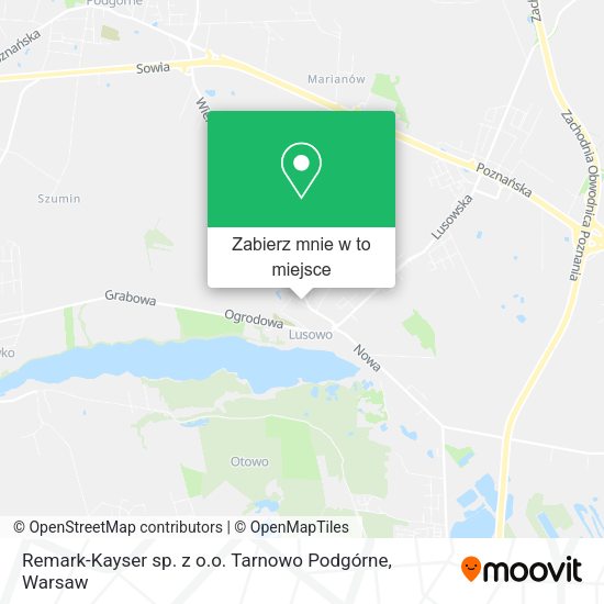 Mapa Remark-Kayser sp. z o.o. Tarnowo Podgórne