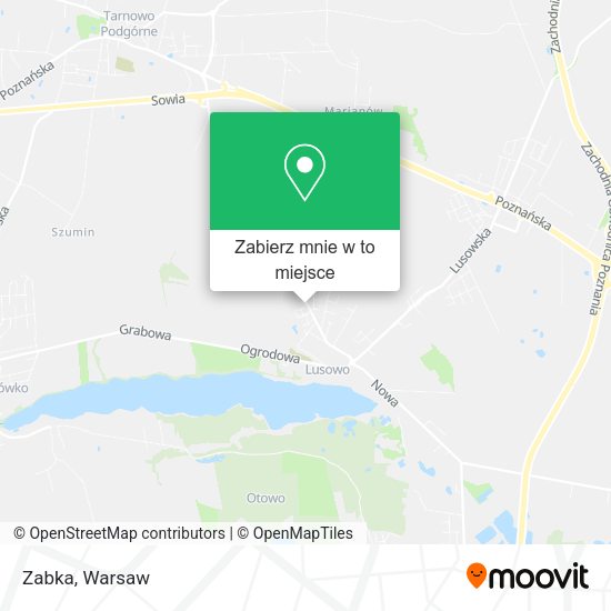 Mapa Zabka