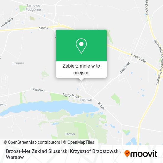 Mapa Brzost-Met Zakład Ślusarski Krzysztof Brzostowski