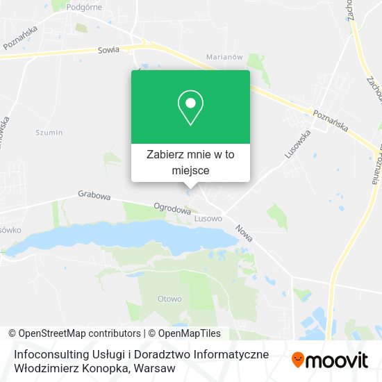 Mapa Infoconsulting Usługi i Doradztwo Informatyczne Włodzimierz Konopka