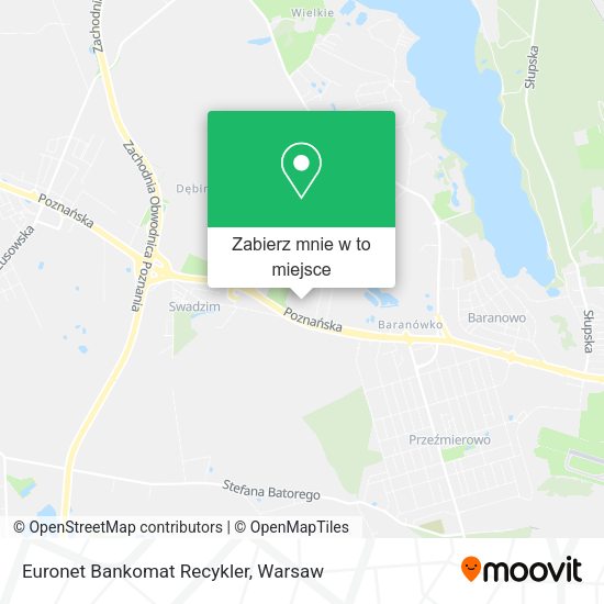 Mapa Euronet Bankomat Recykler