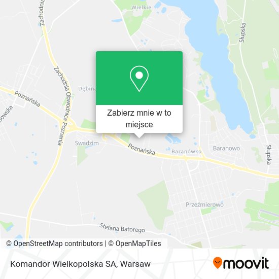 Mapa Komandor Wielkopolska SA