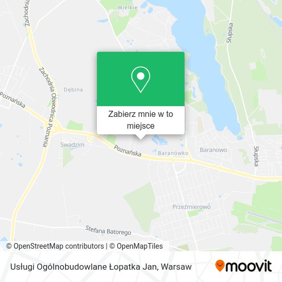 Mapa Usługi Ogólnobudowlane Łopatka Jan