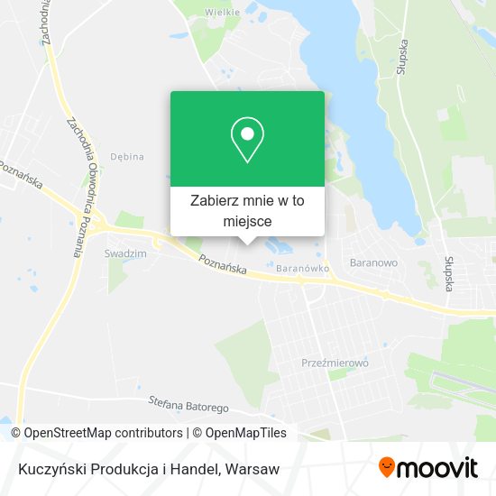 Mapa Kuczyński Produkcja i Handel