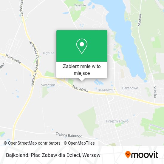 Mapa Bajkoland. Plac Zabaw dla Dzieci