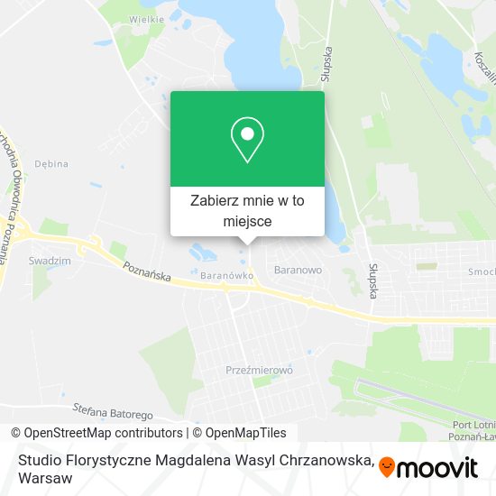 Mapa Studio Florystyczne Magdalena Wasyl Chrzanowska