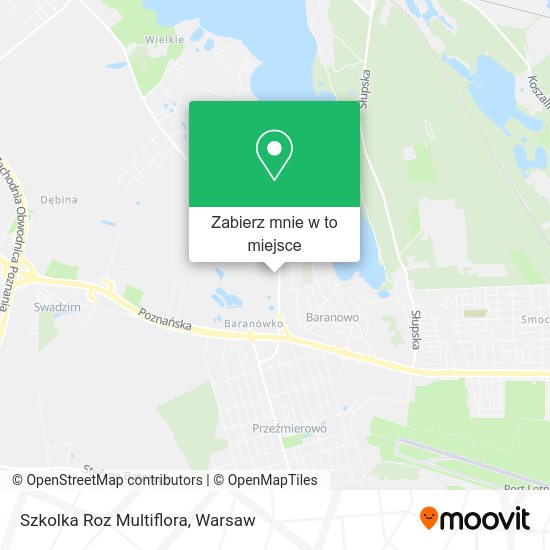 Mapa Szkolka Roz Multiflora