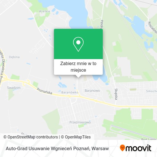 Mapa Auto-Grad Usuwanie Wgnieceń Poznań