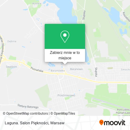 Mapa Laguna. Salon Piękności