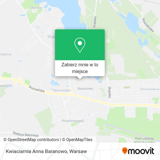 Mapa Kwiaciarnia Anna Baranowo