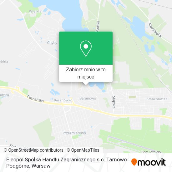 Mapa Elecpol Spółka Handlu Zagranicznego s.c. Tarnowo Podgórne