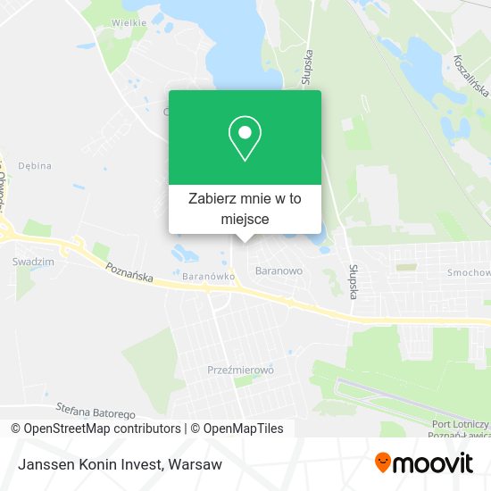 Mapa Janssen Konin Invest