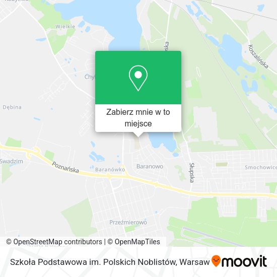 Mapa Szkoła Podstawowa im. Polskich Noblistów