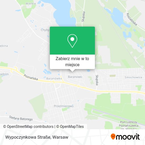 Mapa Wypoczynkowa Straße