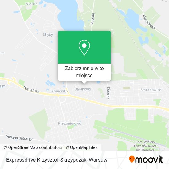 Mapa Expressdrive Krzysztof Skrzypczak