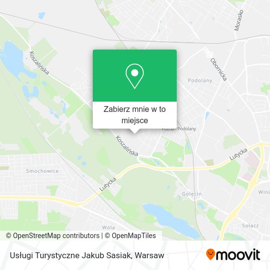 Mapa Usługi Turystyczne Jakub Sasiak