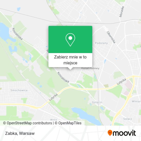 Mapa Zabka