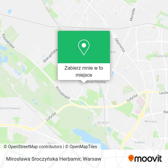 Mapa Mirosława Sroczyńska Herbamir