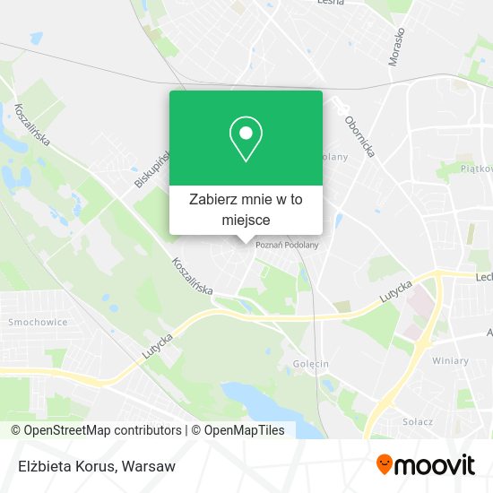 Mapa Elżbieta Korus